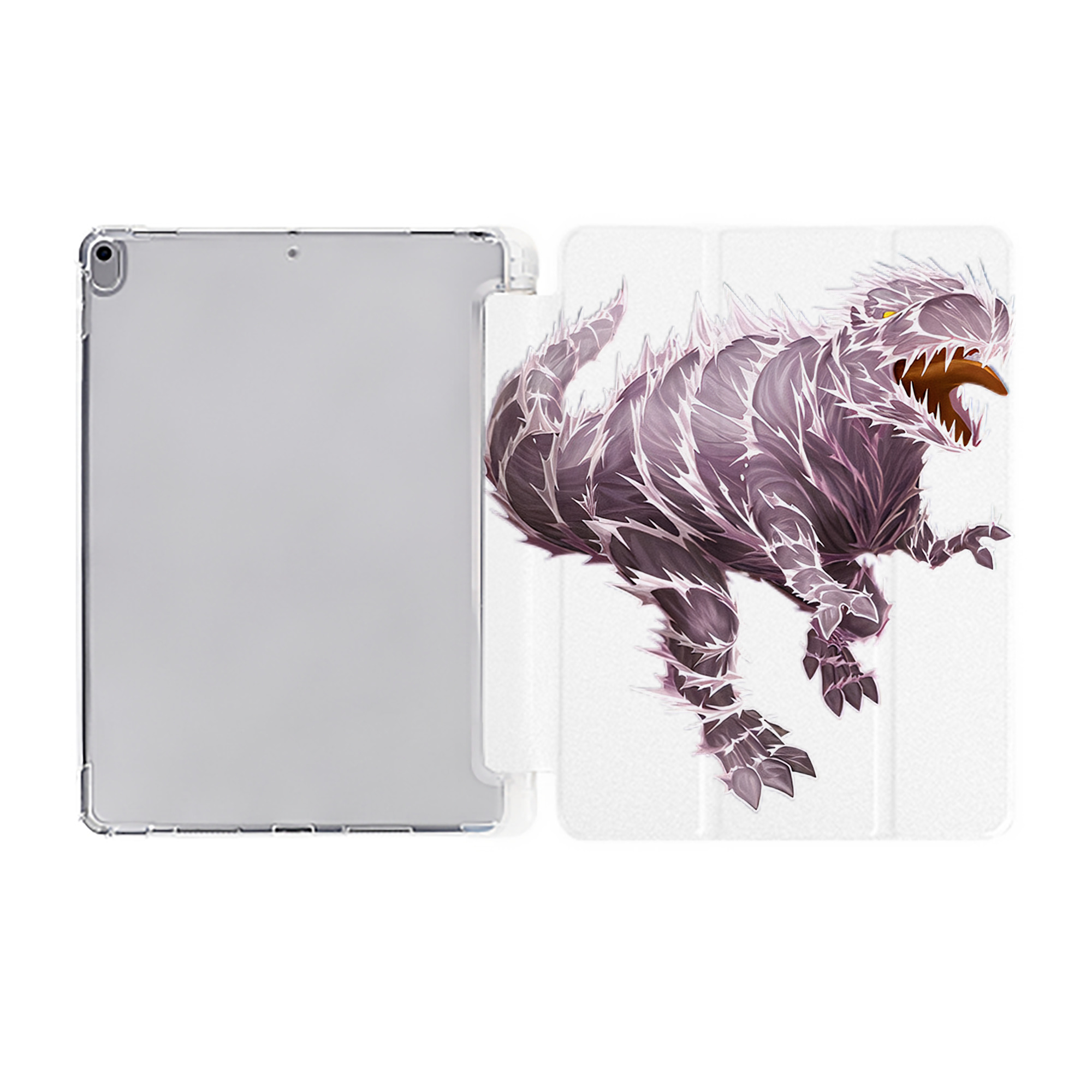 （画像用） 遊☆戯☆王 Yu-Gi-Oh! IPad ケース ペン収納付き 三つ折りスタンド PUレザー×シリコン 対応機種9.5/10.5/10.9インチ